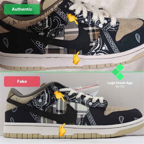 travis scott nike sb real vs fake|travis scott bandana pattern.